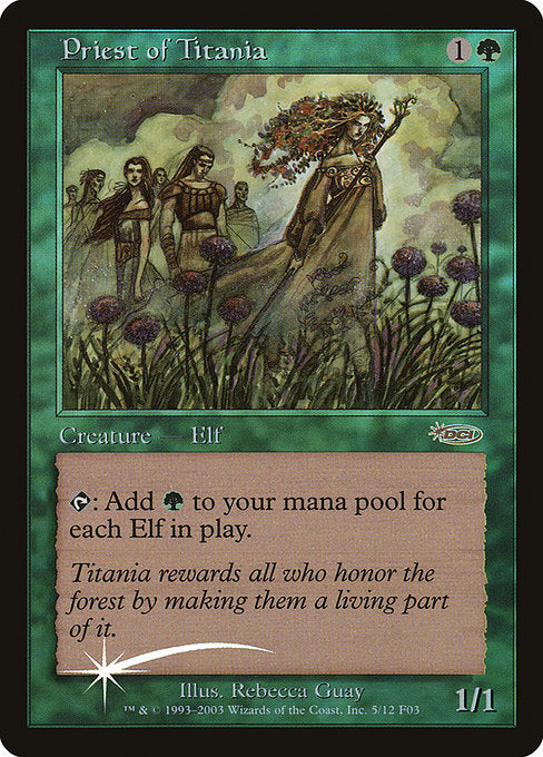 Priest of Titania - Foil - FNM Promo