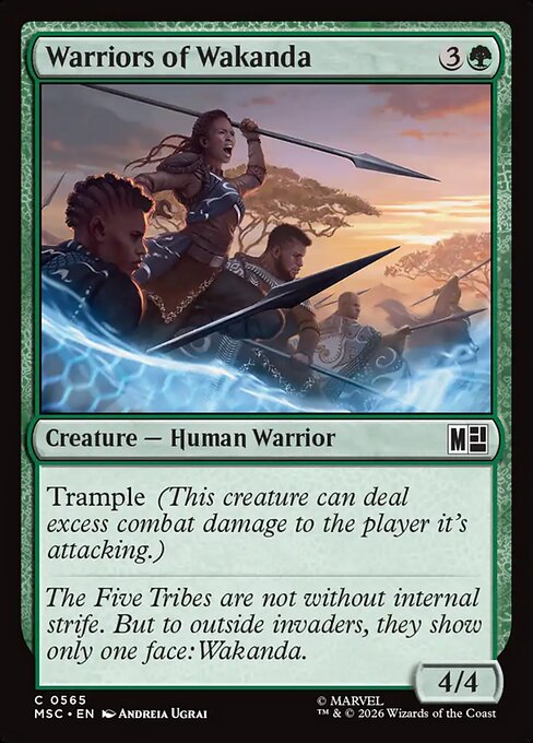 Warriors of Wakanda - Foil