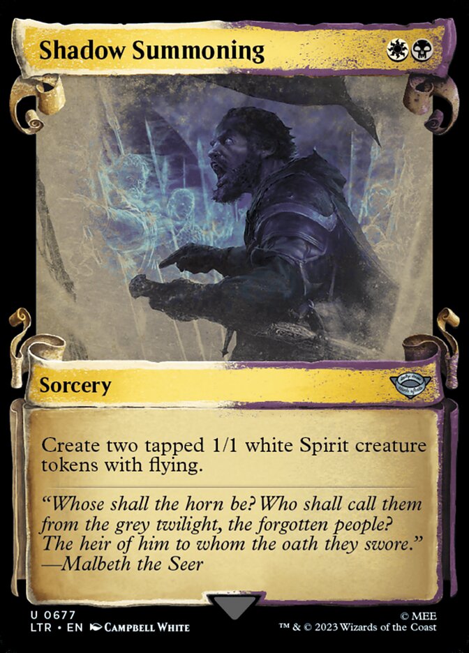 Shadow Summoning - Silver Foil
