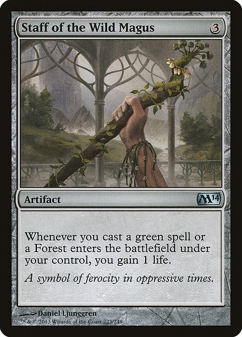 Staff of the Wild Magus - Foil
