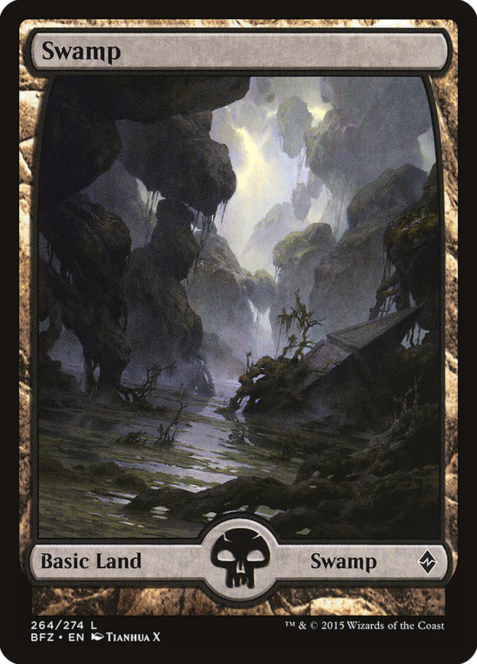 Swamp (264) - Full Art - Foil