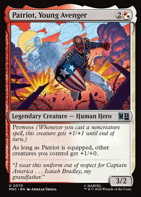 Patriot, Young Avenger - Foil