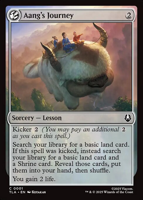 Aang's Journey - Foil
