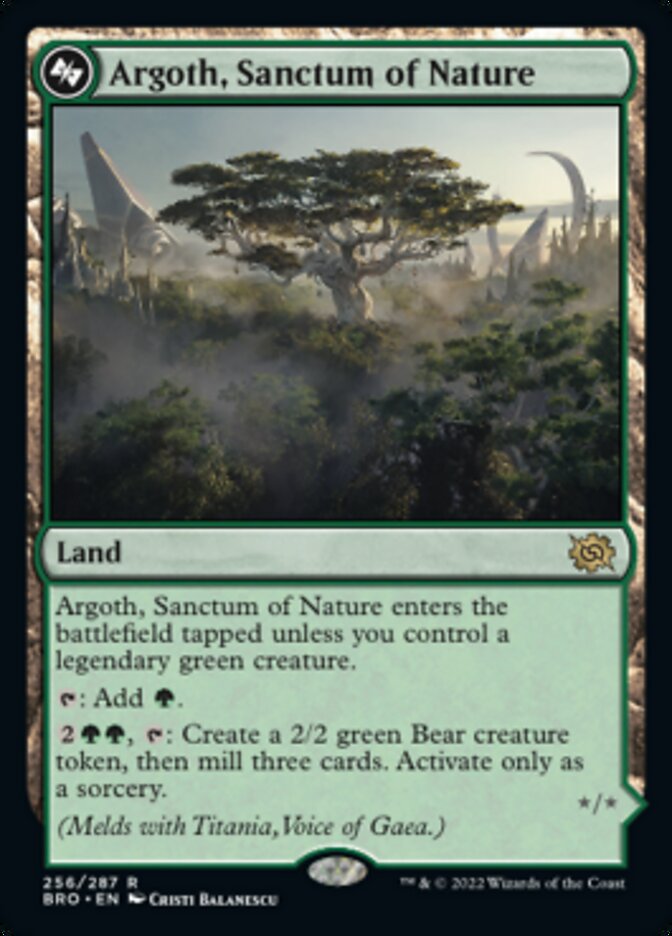 Argoth, Sanctum of Nature - Foil - Prerelease Promo