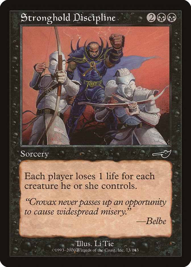 Stronghold Discipline - Foil