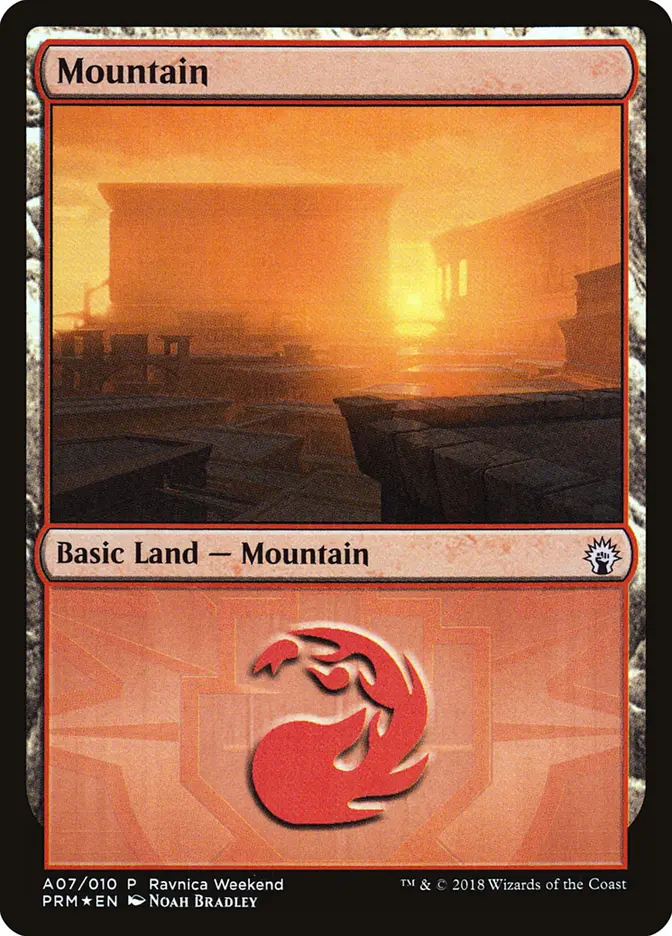 Mountain - Foil - Ravnica Weekend Promo
