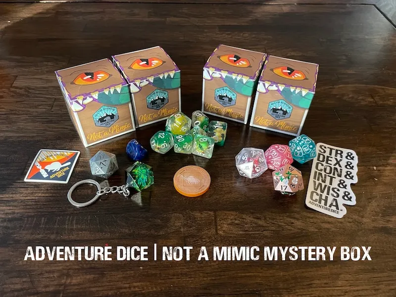 Not-A-Mimic Mystery Dice Box
