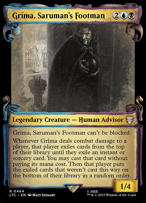 Grima, Saruman's Footman - Silver Foil