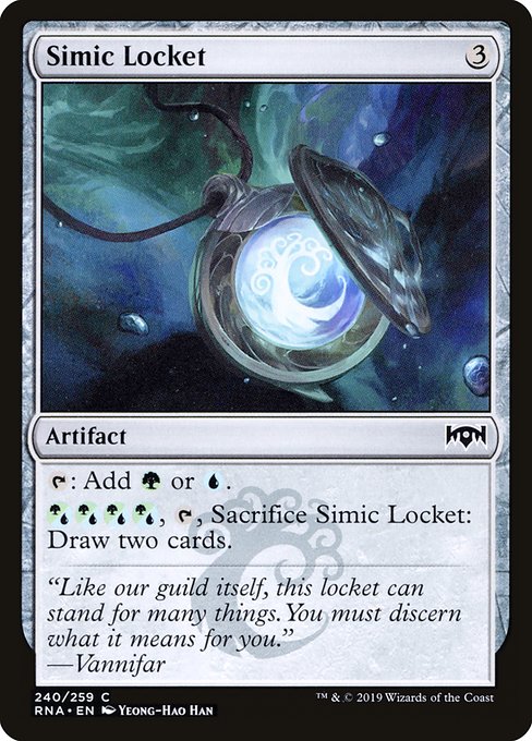 Simic Locket - Foil