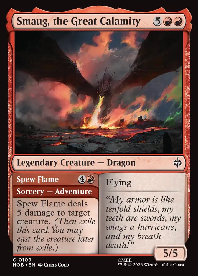 Smaug, the Great Calamity - Foil