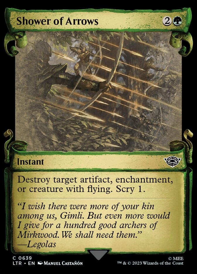 Shower of Arrows - Silver Foil