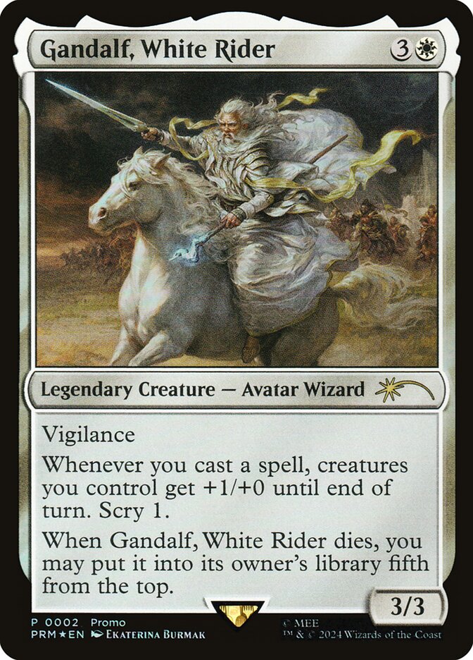 Gandalf, White Rider - Foil - Resale Promo