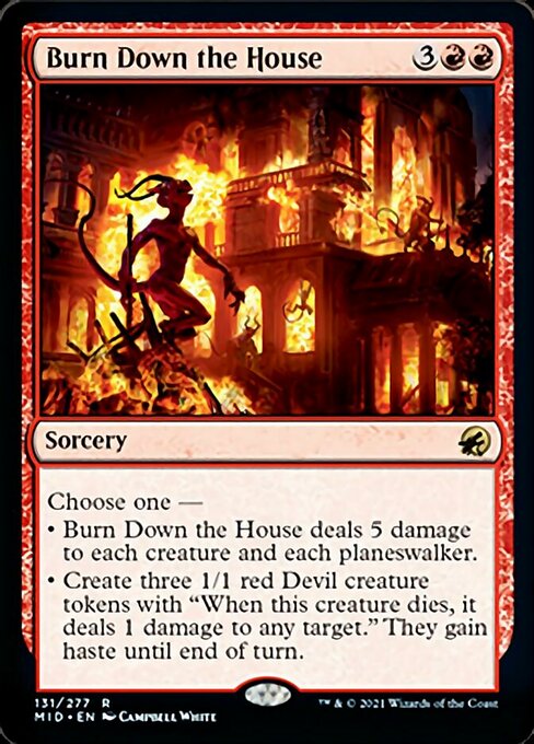 Burn Down the House - Foil