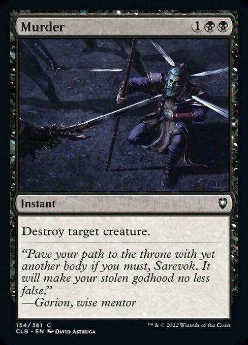 Murder - Foil