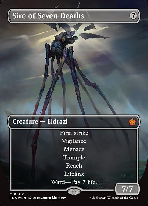 Sire of Seven Deaths - Mana Foil