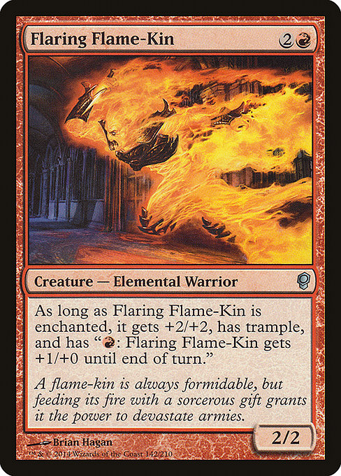 Flaring Flame-kin - Foil
