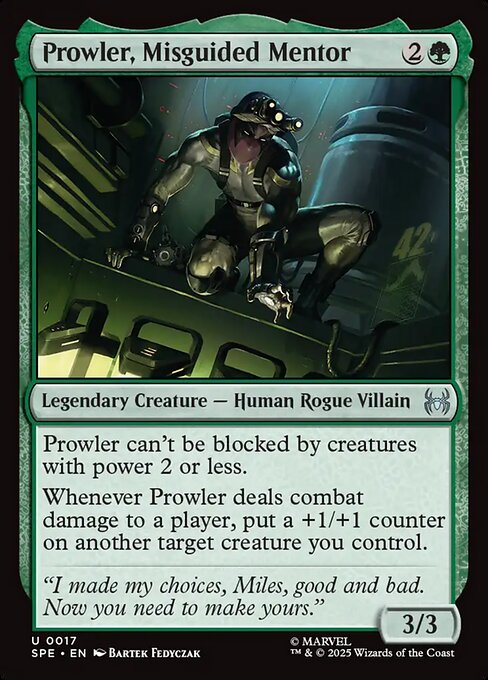 Prowler, Misguided Mentor - Foil