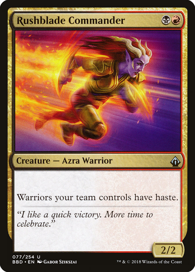 Rushblade Commander - Foil