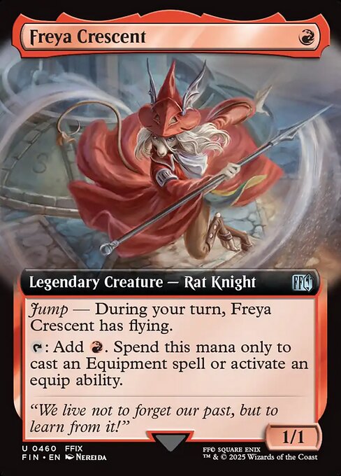 Freya Crescent - Foil