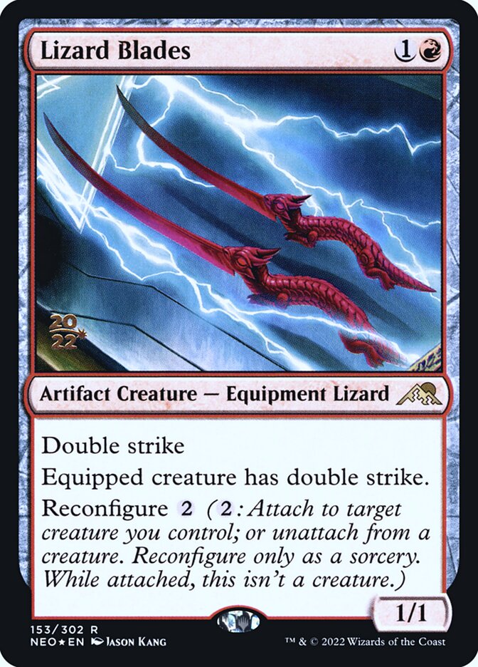 Lizard Blades - Foil - Prerelease Promo