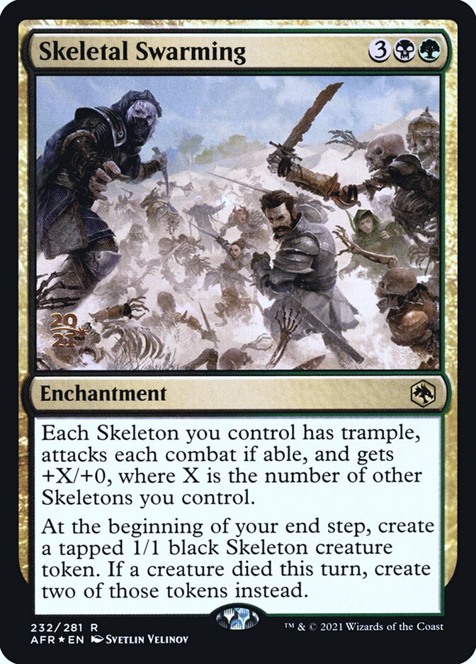 Skeletal Swarming - Prerelease Foil