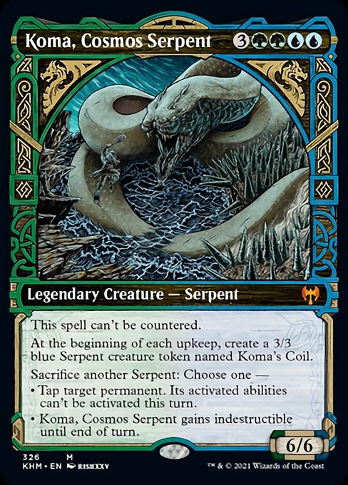 Koma, Cosmos Serpent - Foil