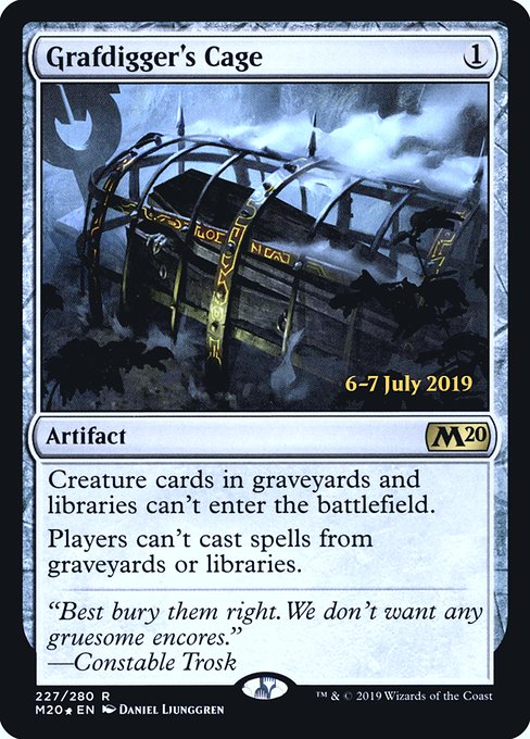Grafdigger's Cage - Foil - Prerelease Promo