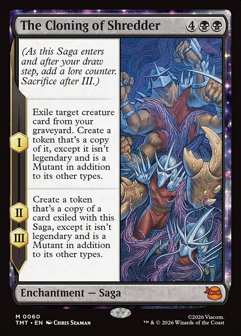 The Cloning of Shredder - Foil