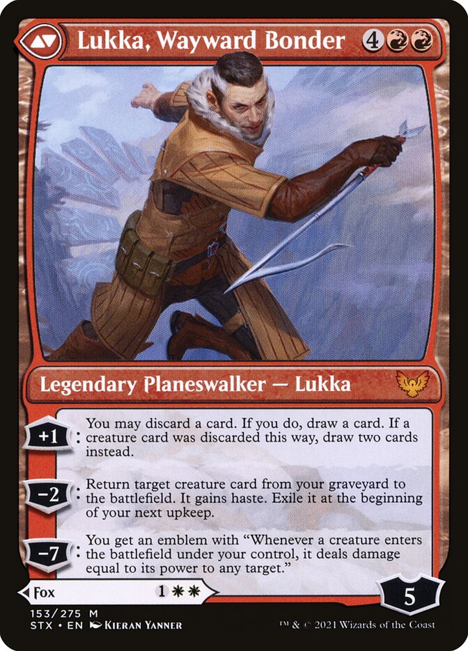 Mila, Crafty Companion // Lukka, Wayward Bonder - Foil