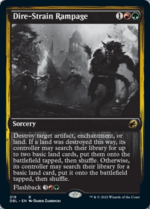 Dire-Strain Rampage - Foil
