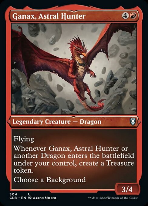 Ganax, Astral Hunter - Foil-Etched