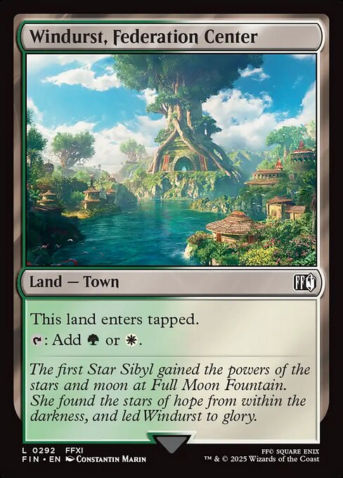 Windurst, Federation Center - Foil