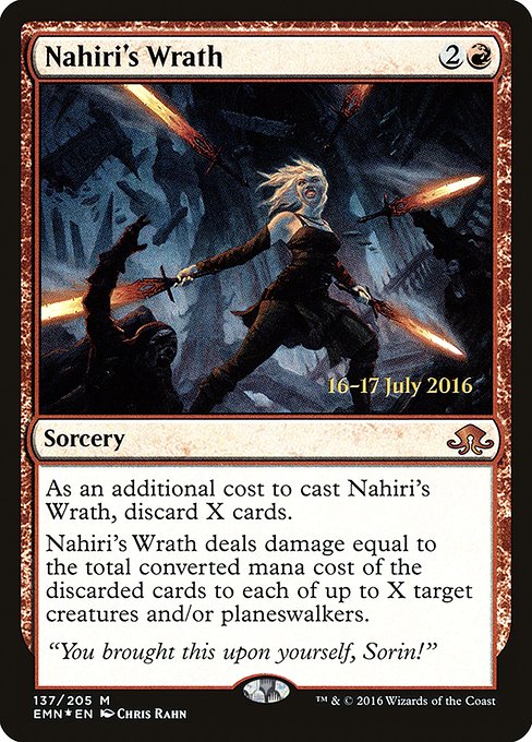 Nahiri's Wrath - Foil - Prerelease Promo