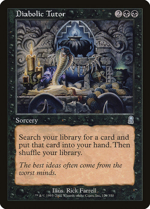 Diabolic Tutor - Foil