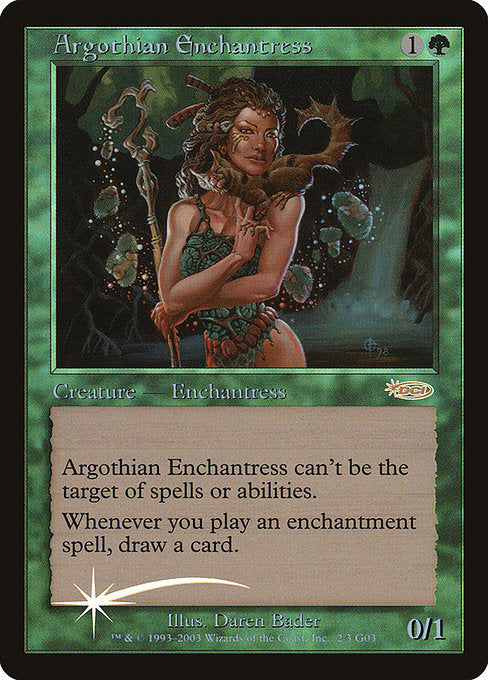 Argothian Enchantress - Foil - Judge Promo