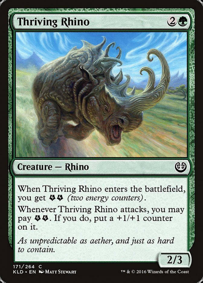 Thriving Rhino - Foil