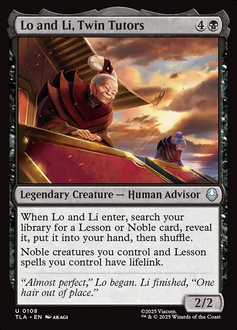 Lo and Li, Twin Tutors - Foil