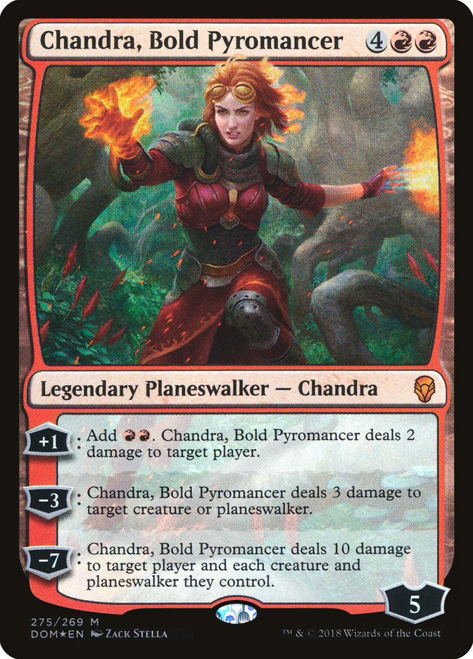 Chandra, Bold Pyromancer - Foil - Planeswalker Deck Exclusive