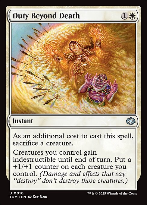 Duty Beyond Death - Foil