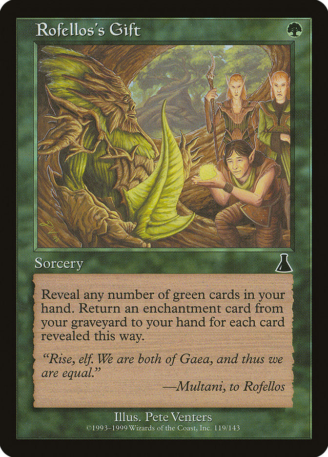 Rofellos's Gift - Foil
