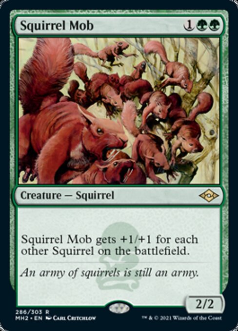 Squirrel Mob - Foil-Etched