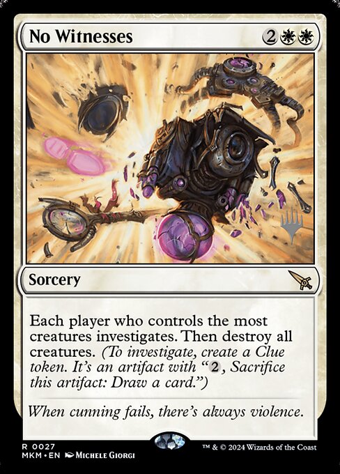No Witnesses - Foil - Promo Pack
