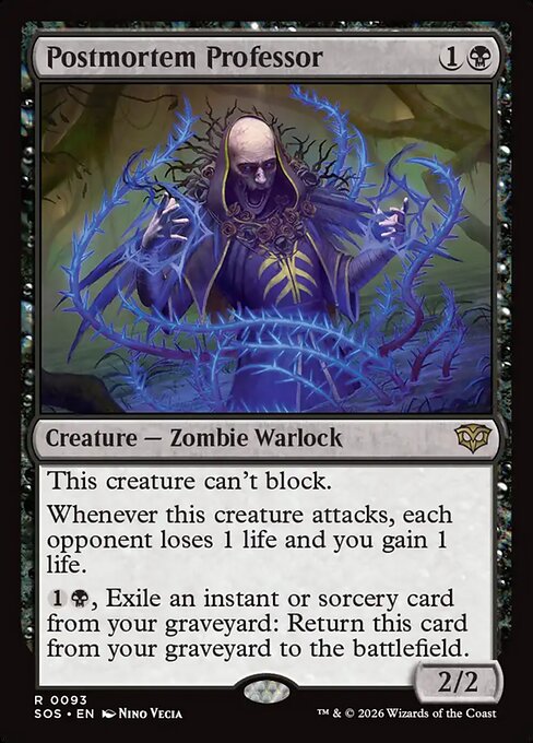 Postmortem Professor - Foil