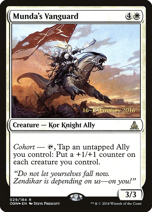 Munda's Vanguard - Foil - Prerelease Promo