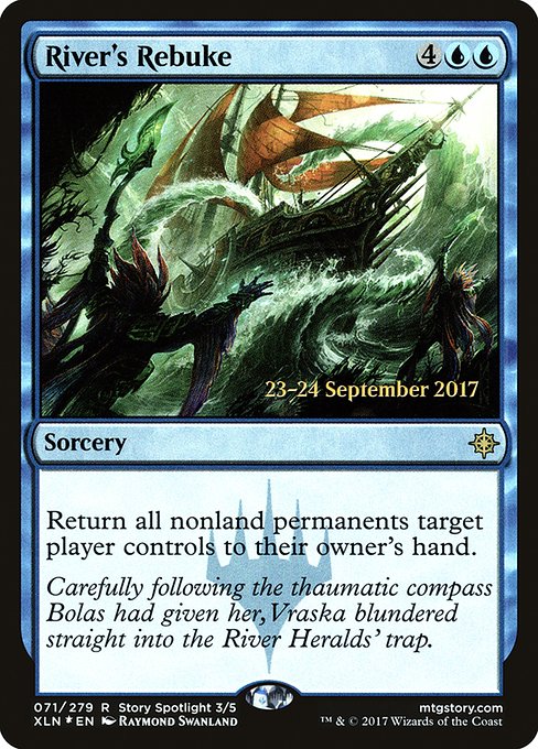 River's Rebuke - Foil - Prerelease Promo