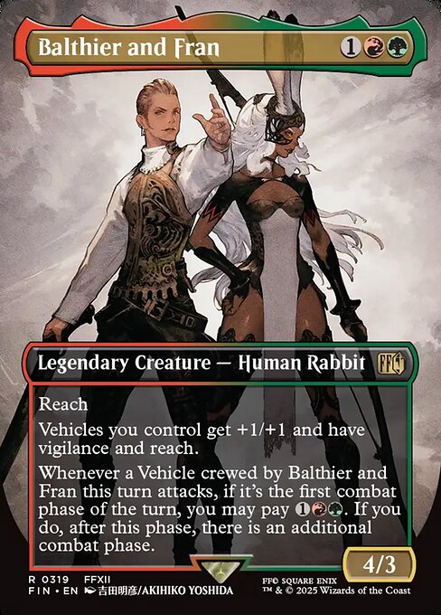 Balthier and Fran - Foil