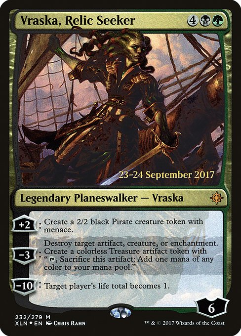 Vraska, Relic Seeker - Foil - Prerelease Promo