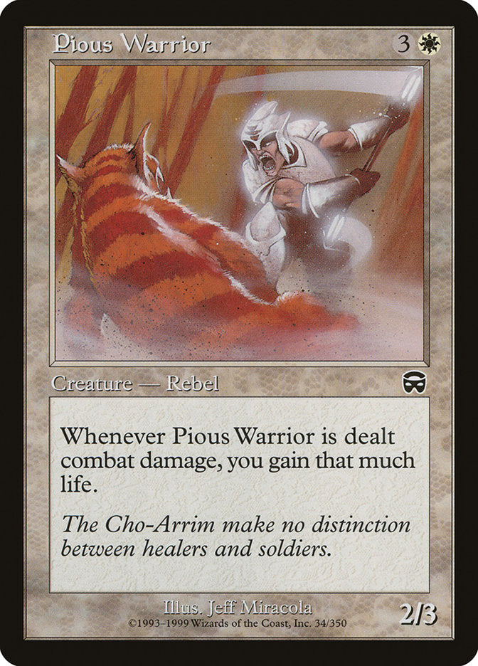 Pious Warrior - Foil