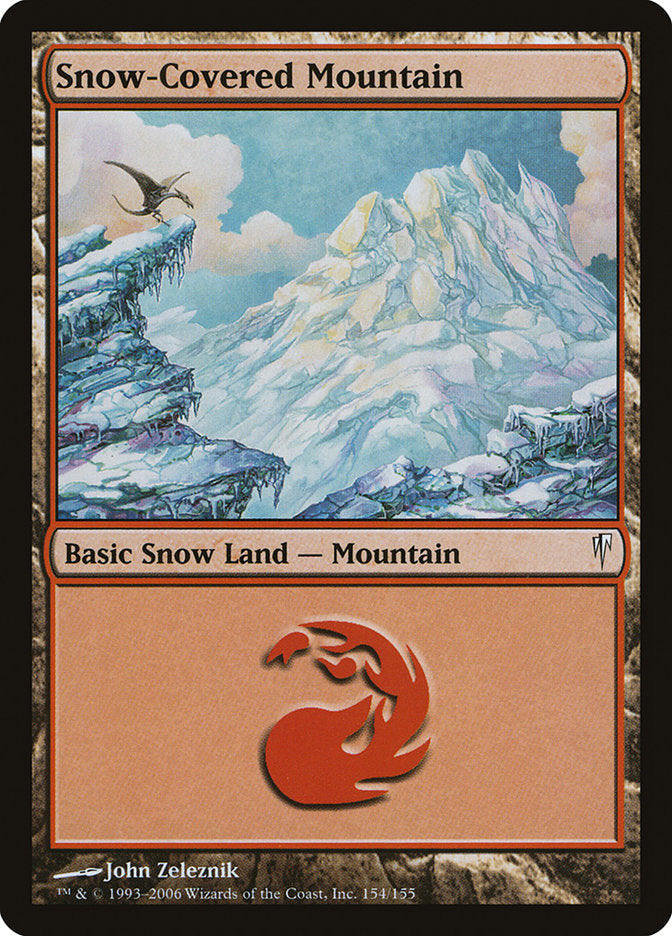 Snow-Covered Mountain - Foil