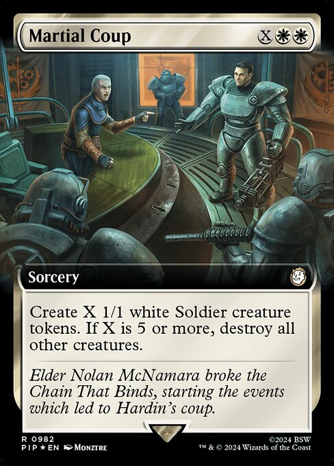 Martial Coup - Surge Foil